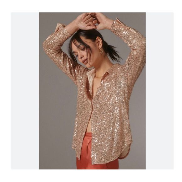 Anthropologie Tops Anthropologie Sunday In Brooklyn Rose Gold